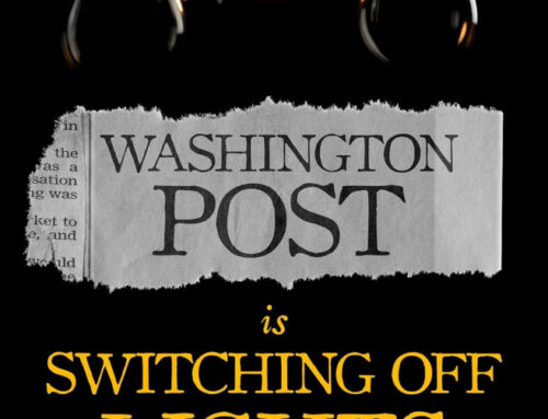Washington Post is Switching Off Lights by Piotr Bardzik